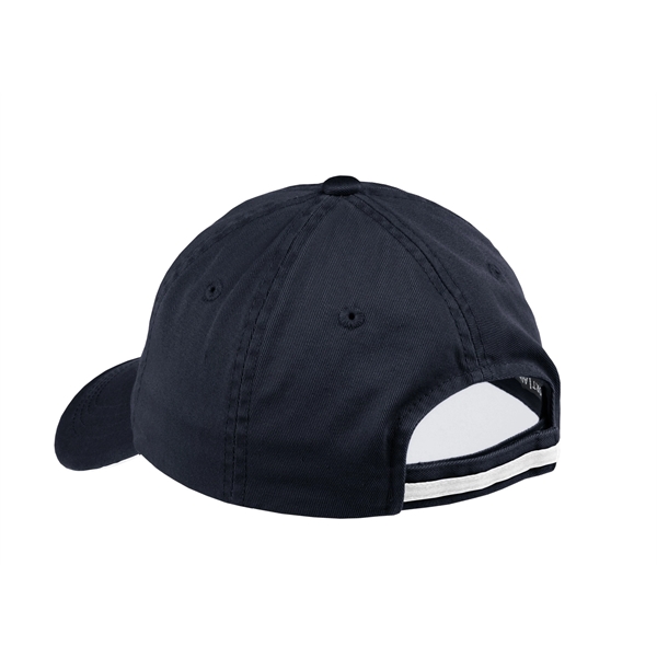 Port Authority Sandwich Bill Cap with Striped Closure.... from ASI 84863 SanMar