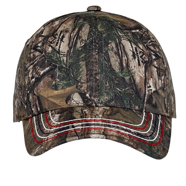 Port Authority Americana Contrast Stitch Camouflage Cap.... from ASI 84863 SanMar