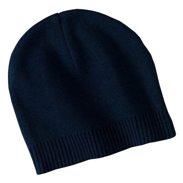 Port Authority 100% Cotton Beanie.... from ASI 84863 SanMar