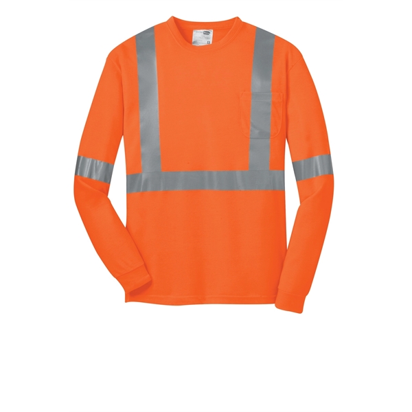CornerStone ANSI 107 Class 2 Long Sleeve Safety T-Shirt.... from ASI 84863 SanMar
