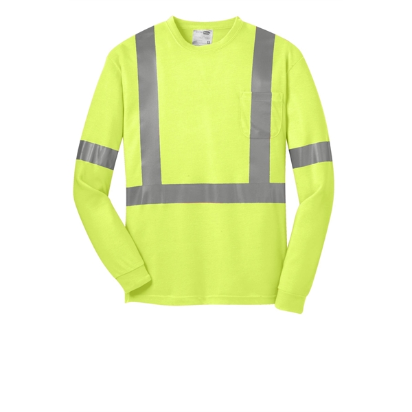 CornerStone ANSI 107 Class 2 Long Sleeve Safety T-Shirt.... from ASI 84863 SanMar