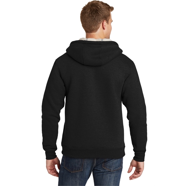 CornerStone Heavyweight Sherpa-Lined Hooded Fleece Jacket.... from ASI 84863 SanMar