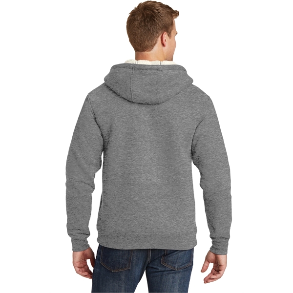 CornerStone Heavyweight Sherpa-Lined Hooded Fleece Jacket.... from ASI 84863 SanMar