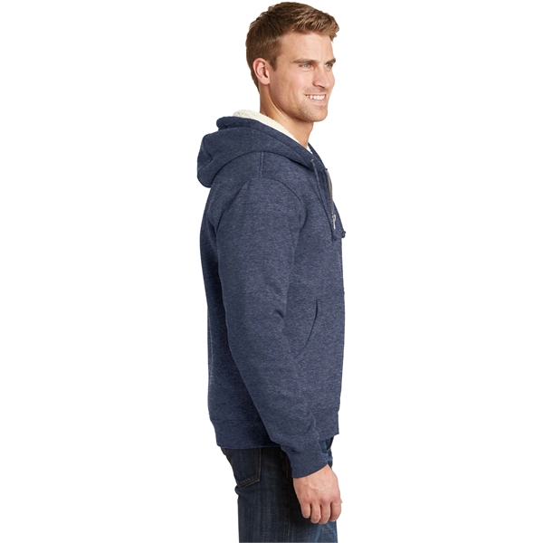 CornerStone Heavyweight Sherpa-Lined Hooded Fleece Jacket.... from ASI 84863 SanMar