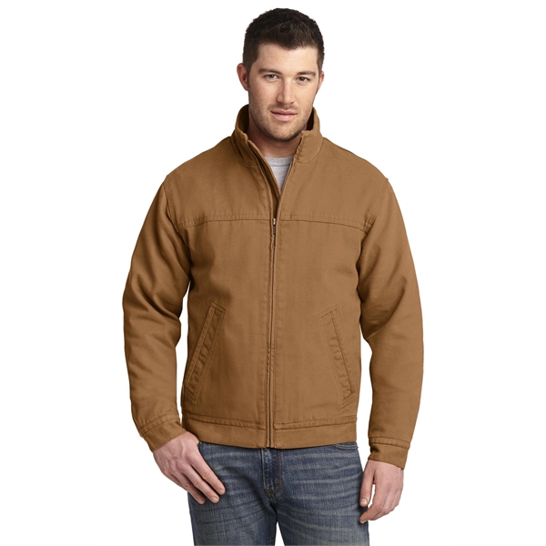 CornerStone Washed Duck Cloth Flannel-Lined Work Jacket.... from ASI 84863 SanMar