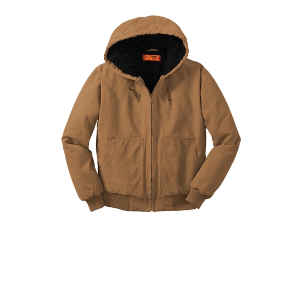 CornerStone Washed Duck Cloth Insulated Hooded Work Jacket.... from ASI 84863 SanMar