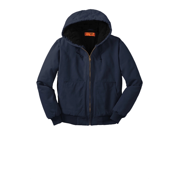 CornerStone Washed Duck Cloth Insulated Hooded Work Jacket.... from ASI 84863 SanMar