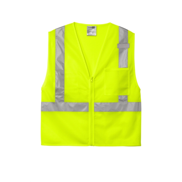 CornerStone ANSI 107 Class 2 Mesh Zippered Vest.... from ASI 84863 SanMar