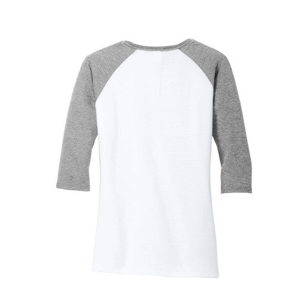 District Women's Perfect Tri 3/4-Sleeve Raglan.... from ASI 84863 SanMar