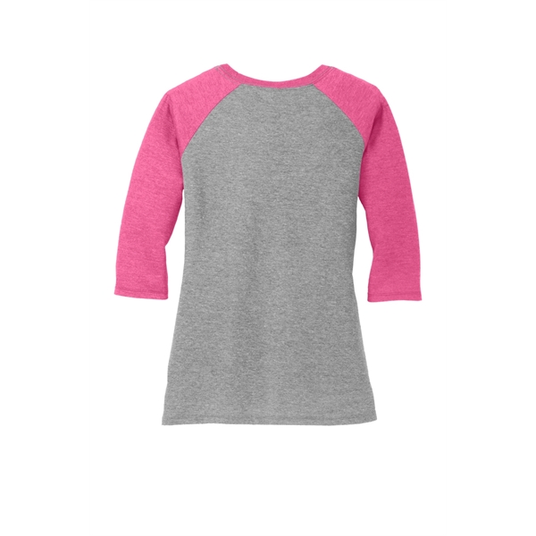 District Women's Perfect Tri 3/4-Sleeve Raglan.... from ASI 84863 SanMar