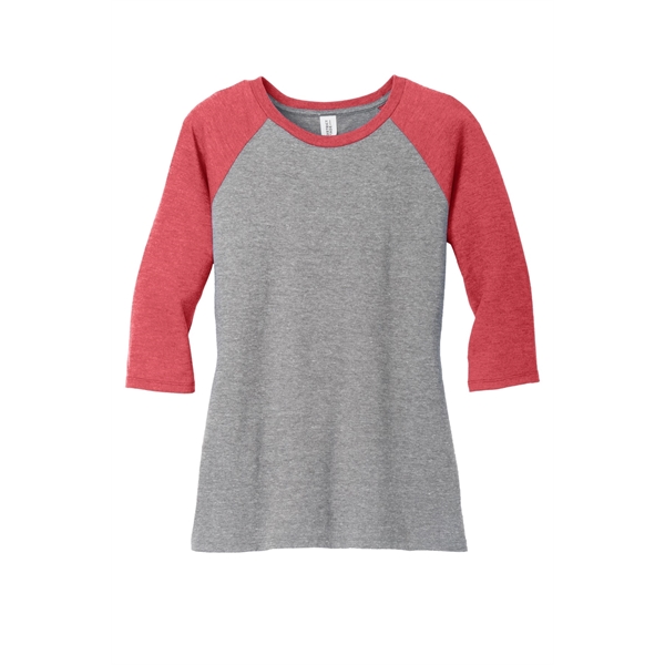 District Women's Perfect Tri 3/4-Sleeve Raglan.... from ASI 84863 SanMar