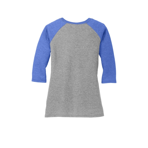 District Women's Perfect Tri 3/4-Sleeve Raglan.... from ASI 84863 SanMar