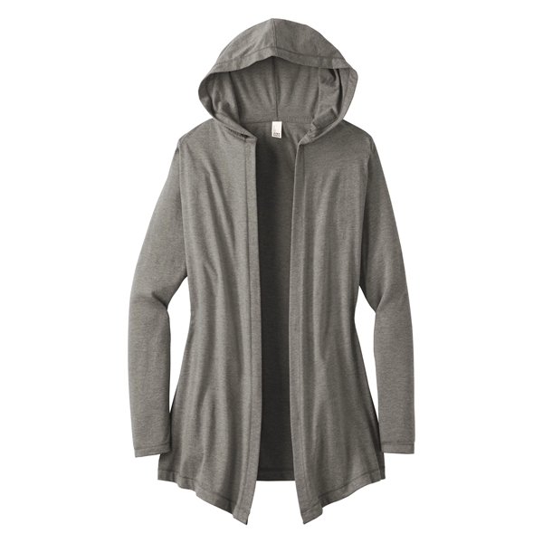 District Women's Perfect Tri Hooded Cardigan.... from ASI 84863 SanMar