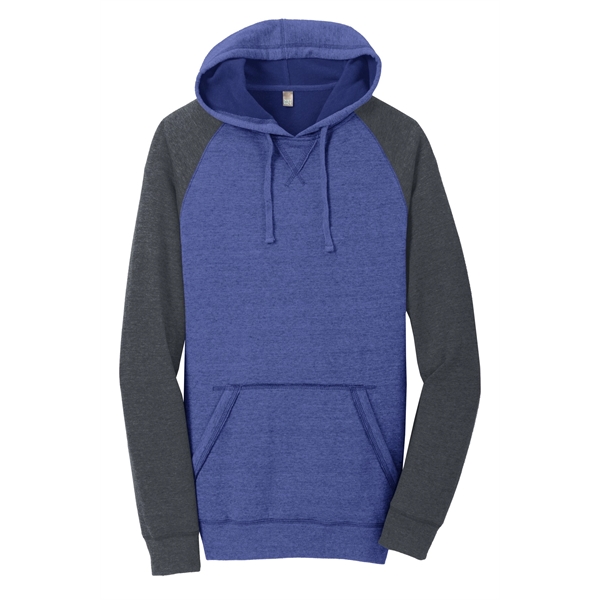 District Young Mens Lightweight Fleece Raglan Hoodie.... from ASI 84863 SanMar