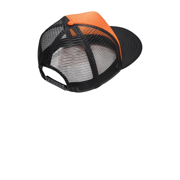 District Flat Bill Snapback Trucker Cap.... from ASI 84863 SanMar