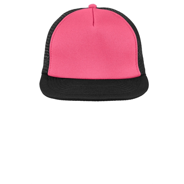 District Flat Bill Snapback Trucker Cap.... from ASI 84863 SanMar