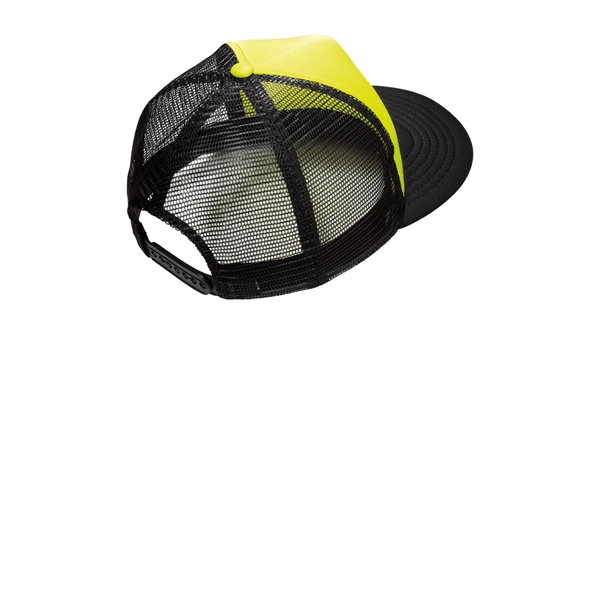 District Flat Bill Snapback Trucker Cap.... from ASI 84863 SanMar