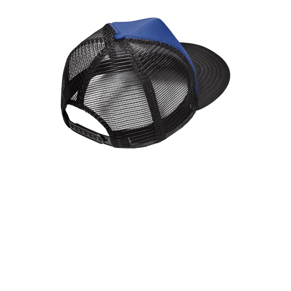 District Flat Bill Snapback Trucker Cap.... from ASI 84863 SanMar