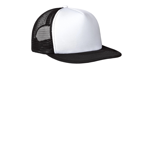 District Flat Bill Snapback Trucker Cap.... from ASI 84863 SanMar