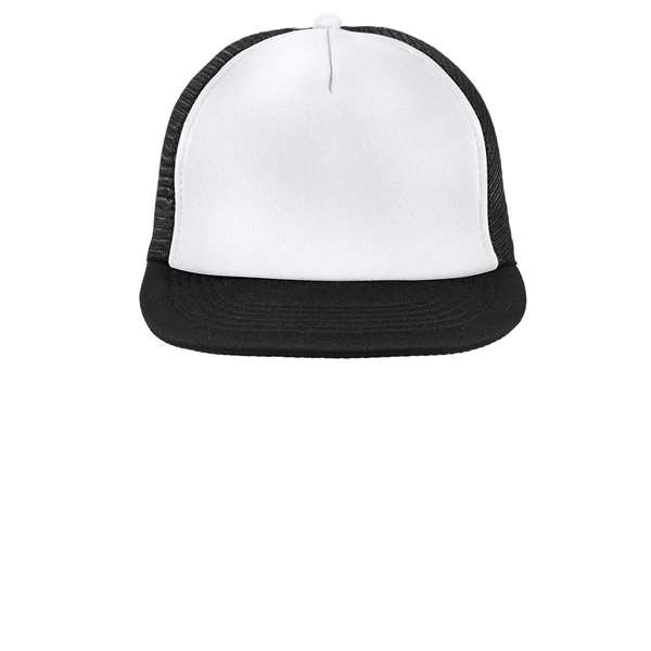 District Flat Bill Snapback Trucker Cap.... from ASI 84863 SanMar