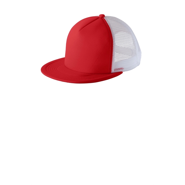 District Flat Bill Snapback Trucker Cap.... from ASI 84863 SanMar