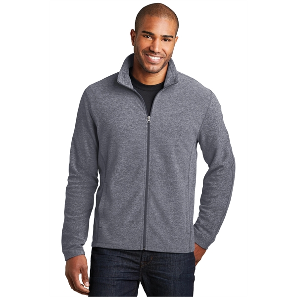 Port Authority Heather Microfleece Full-Zip Jacket.... from ASI 84863 SanMar