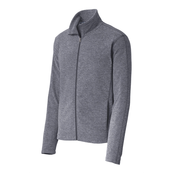 Port Authority Heather Microfleece Full-Zip Jacket.... from ASI 84863 SanMar