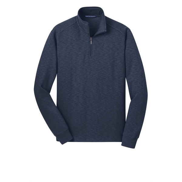 Port Authority Slub Fleece 1/4-Zip Pullover.... from ASI 84863 SanMar