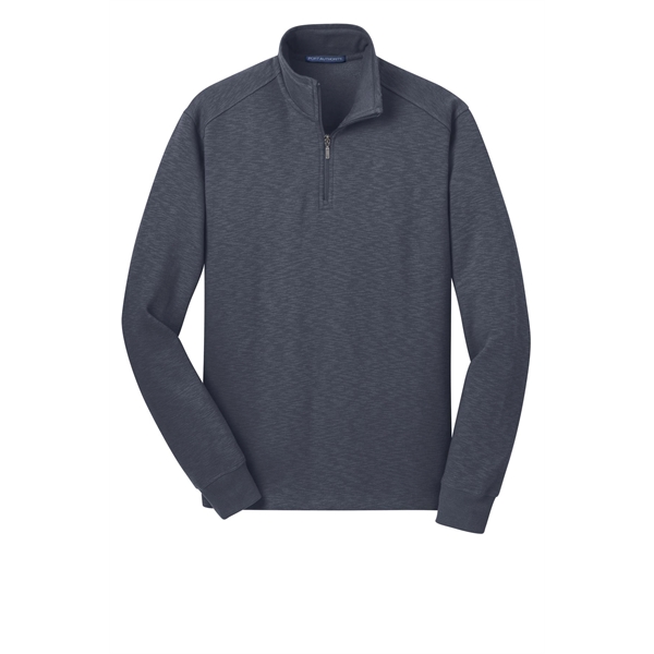 Port Authority Slub Fleece 1/4-Zip Pullover.... from ASI 84863 SanMar