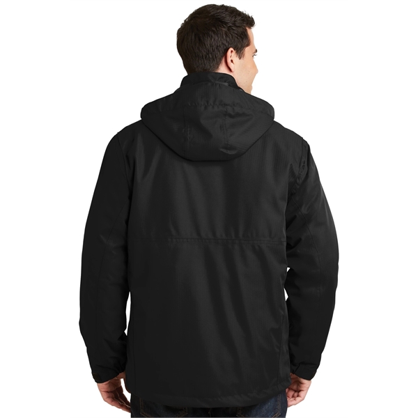 Port Authority Herringbone 3-in-1 Parka.... from ASI 84863 SanMar