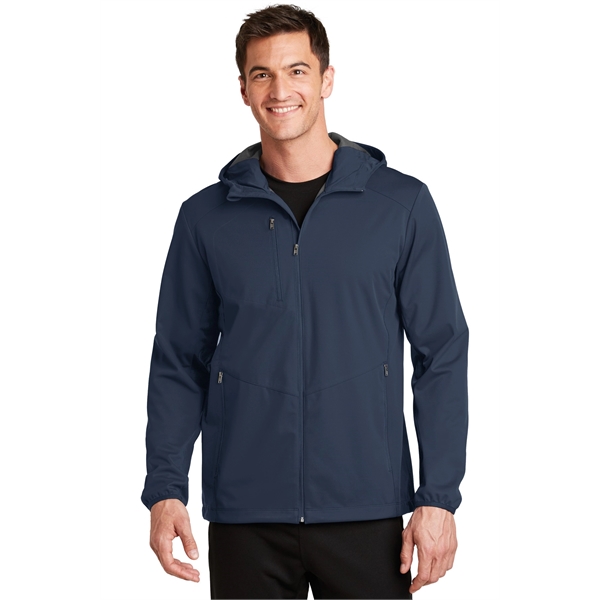 Port Authority Active Hooded Soft Shell Jacket.... from ASI 84863 SanMar