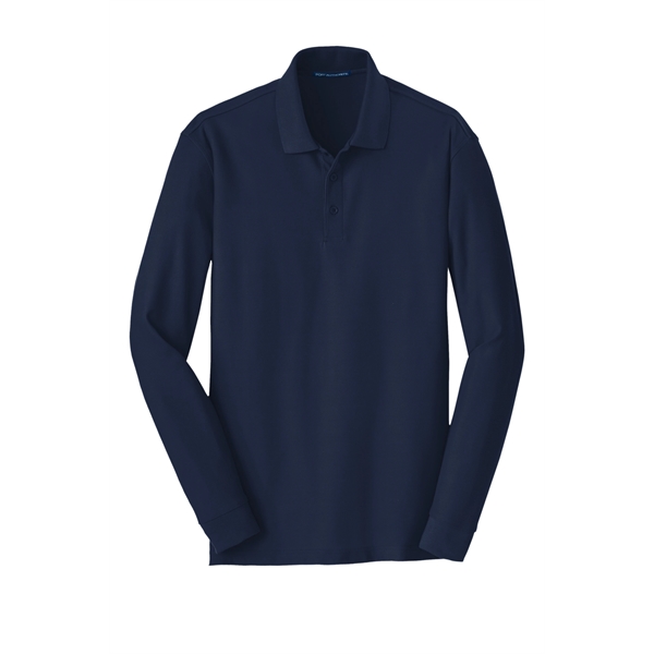 Port Authority Long Sleeve Core Classic Pique Polo.... from ASI 84863 SanMar