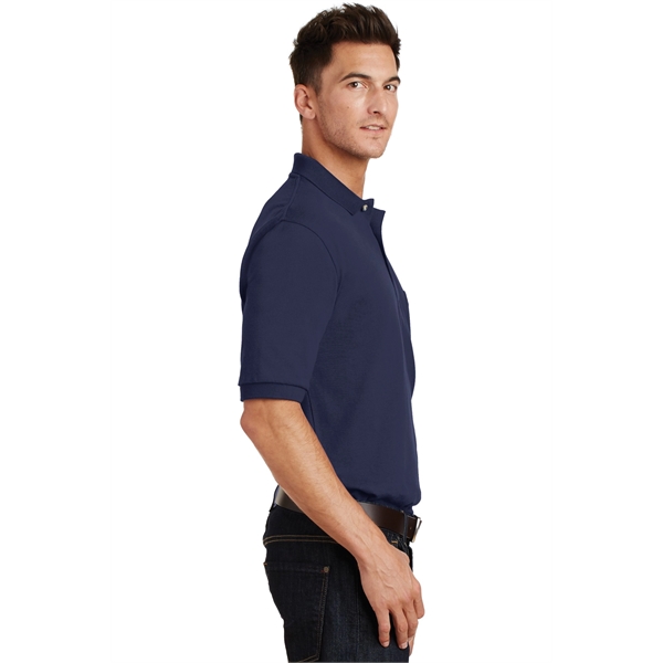 Port Authority Heavyweight Cotton Pique Polo with Pocket.... from ASI 84863 SanMar
