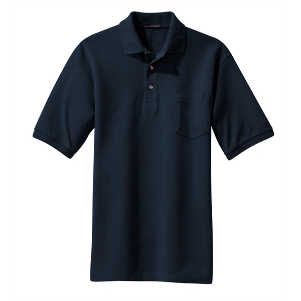 Port Authority Heavyweight Cotton Pique Polo with Pocket.... from ASI 84863 SanMar