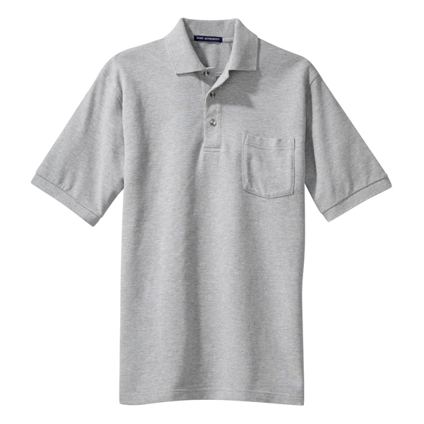 Port Authority Heavyweight Cotton Pique Polo with Pocket.... from ASI 84863 SanMar