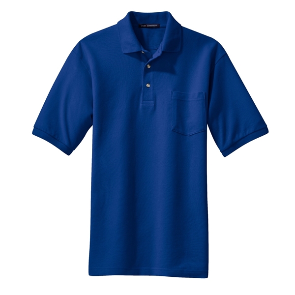 Port Authority Heavyweight Cotton Pique Polo with Pocket.... from ASI 84863 SanMar