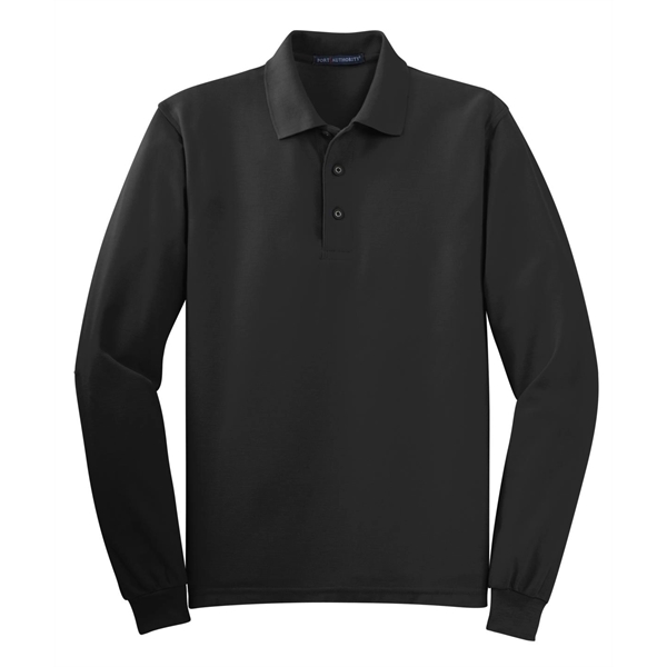 Port Authority Silk Touch Long Sleeve Polo.... from ASI 84863 SanMar