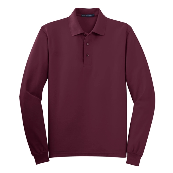 Port Authority Silk Touch Long Sleeve Polo.... from ASI 84863 SanMar