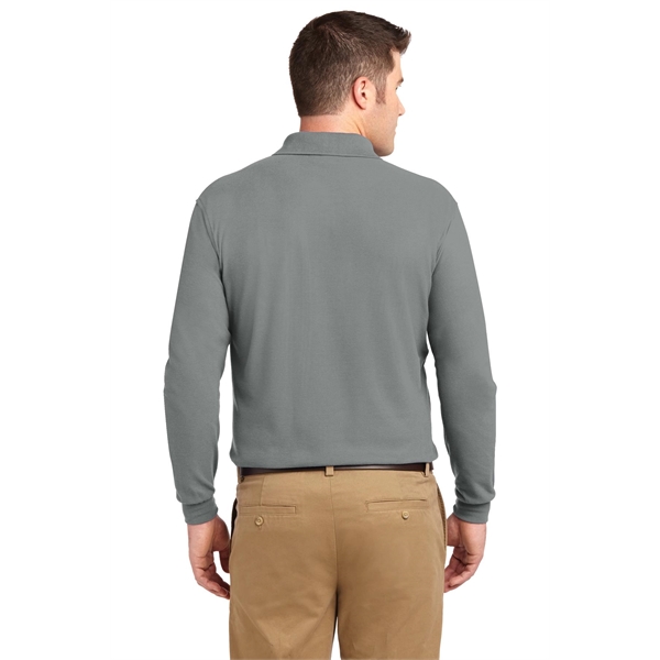Port Authority Silk Touch Long Sleeve Polo.... from ASI 84863 SanMar