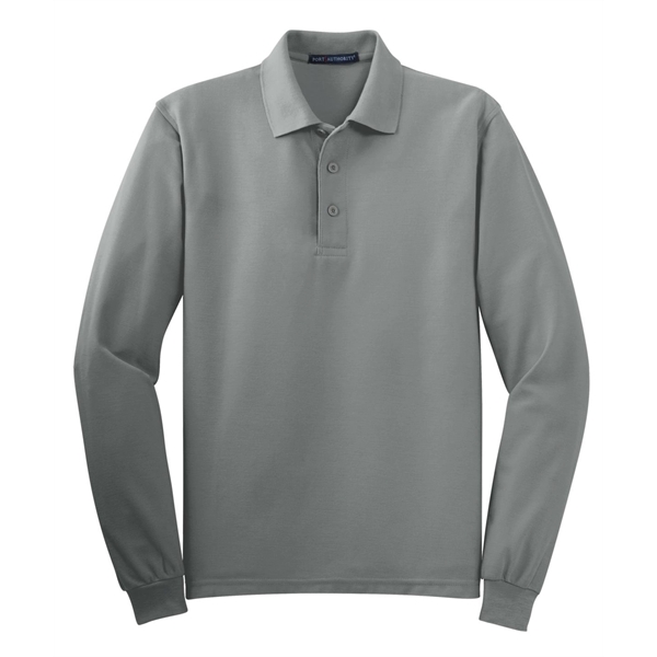 Port Authority Silk Touch Long Sleeve Polo.... from ASI 84863 SanMar
