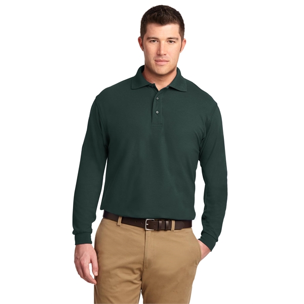 Port Authority Silk Touch Long Sleeve Polo.... from ASI 84863 SanMar