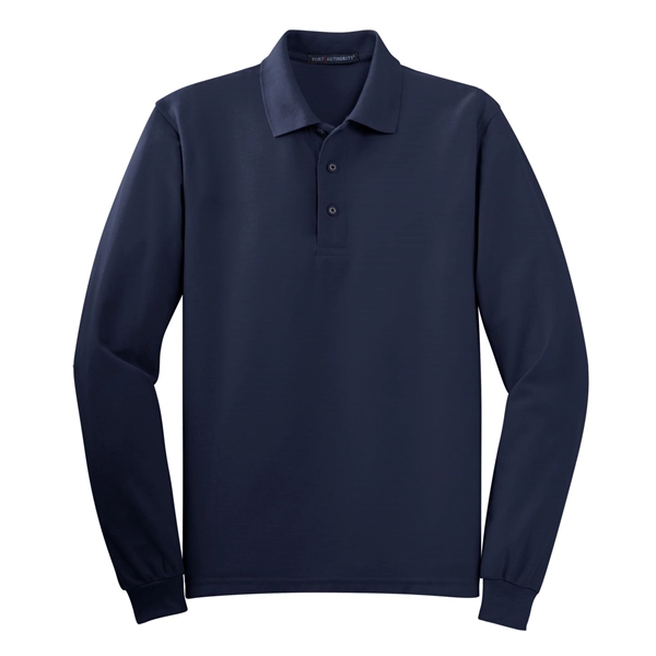 Port Authority Silk Touch Long Sleeve Polo.... from ASI 84863 SanMar
