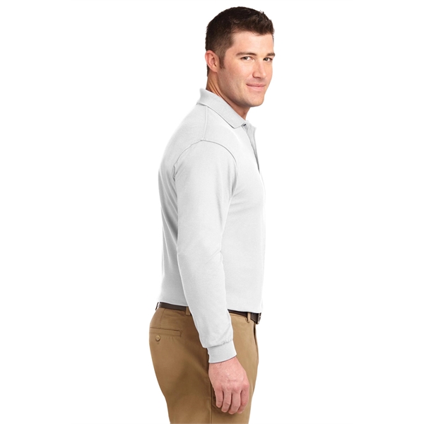 Port Authority Silk Touch Long Sleeve Polo.... from ASI 84863 SanMar