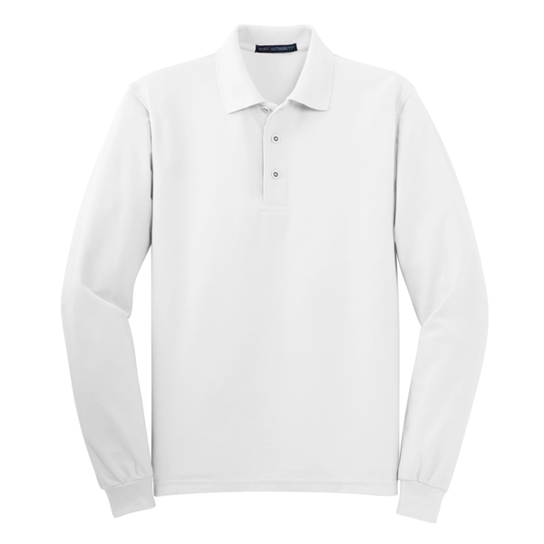 Port Authority Silk Touch Long Sleeve Polo.... from ASI 84863 SanMar