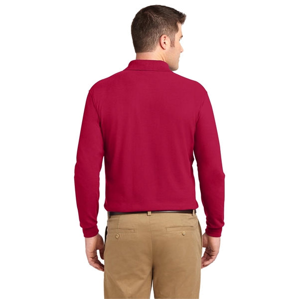 Port Authority Silk Touch Long Sleeve Polo.... from ASI 84863 SanMar