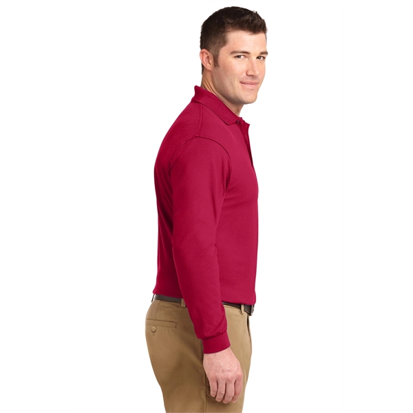 Port Authority Silk Touch Long Sleeve Polo.... from ASI 84863 SanMar