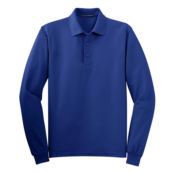 Port Authority Silk Touch Long Sleeve Polo.... from ASI 84863 SanMar