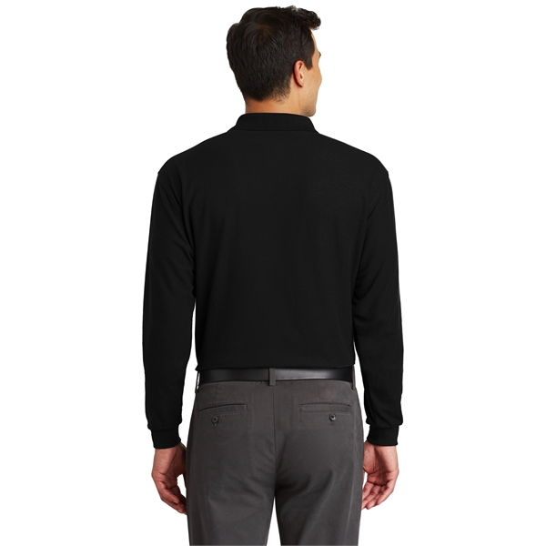 Port Authority Long Sleeve Silk Touch Polo with Pocket.... from ASI 84863 SanMar