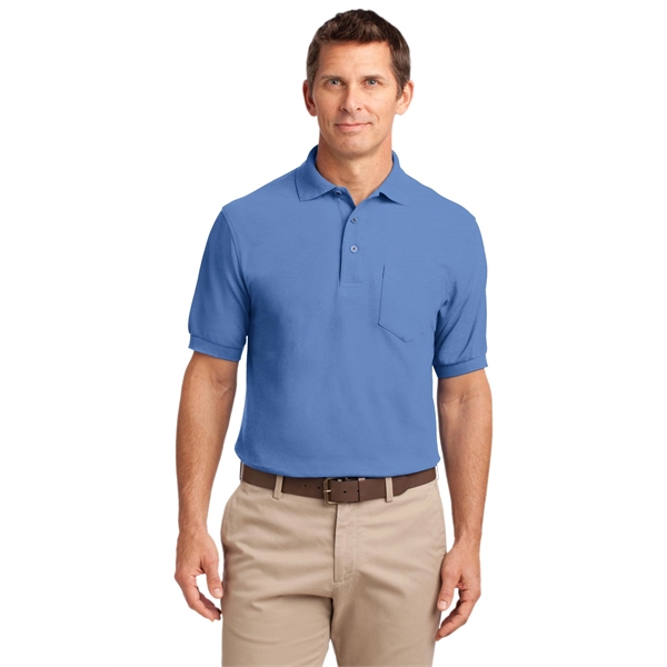 Port Authority Silk Touch Polo with Pocket.... from ASI 84863 SanMar