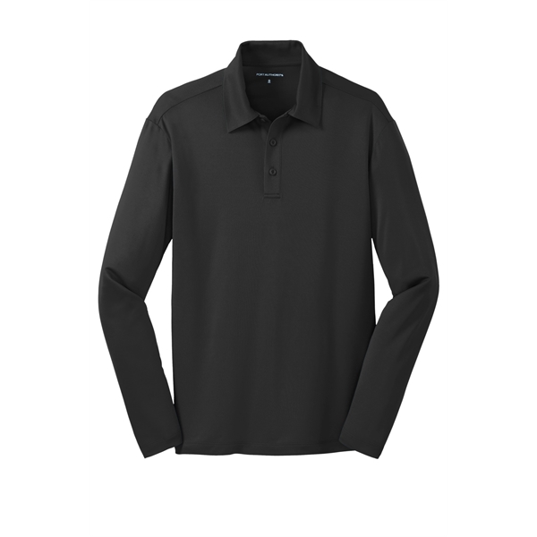 Port Authority Silk Touch Performance Long Sleeve Polo.... from ASI 84863 SanMar